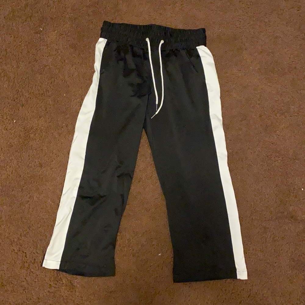 Fun black and white pants